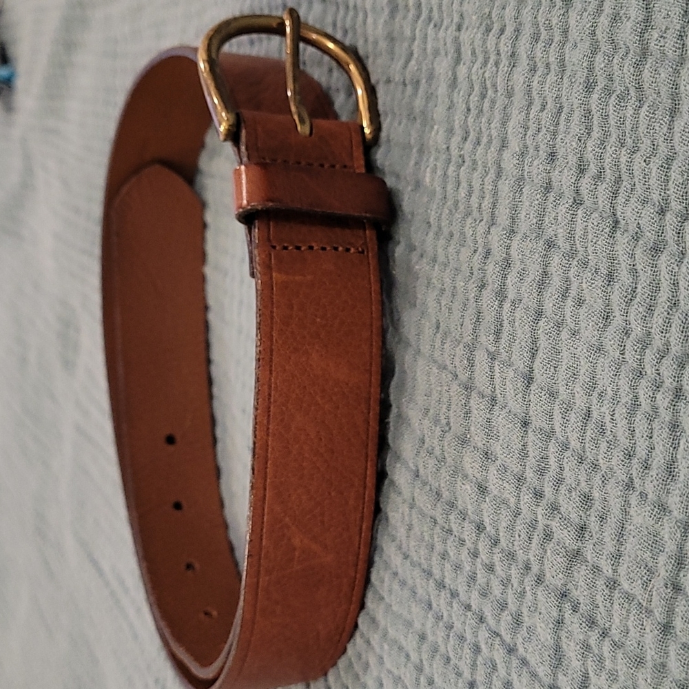 Madewell women's brown leather belt S